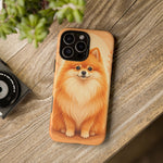 Pomeranian Tiny Fox Fluffy Art Tough Phone Case