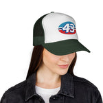 #43 Retro Racing Trucker Cap Hat | Classic Stock Car Style Mesh Snapback