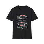 Classic 1957 Chevy Bel Air Hardtop Car Trio Illustration T-Shirt
