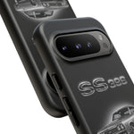 SS396 Malibu Black Glow Phone Case Trim Badge Black Car Art Gift
