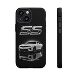 White SS Camaro reflection phone case | Car muscle car phone case