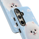 Samoyed Kawaii Snowball Chibi Pet Dog Breed Art Tough Phone Case
