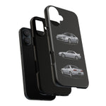 Silver Prelude Sports Coupe Tough Phone Case for JDM Fans
