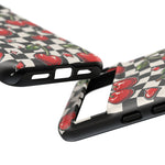 Cherry Checkerboard Classic Art Tough Phone Case