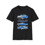 1959 Fairlane 500 Car Illustration T-Shirt | Vintage Classic Auto Design