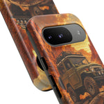 Land Cruiser FJ40 Classic 4x4 Red Rock Canyon Art Tough Phone Case