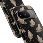 Vintage Ghost Pattern phone case | Halloween spooky stars design