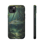 Snook Phone Case, Mangrove Sunbeam Painterly Marine Art Cover, Gift