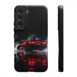 Z06 C8 Phone Case, Red Smoke Studio Reflection Cover