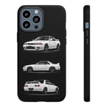 R32 Skyline Phone Case White, Three-View Vector Cover, Gift GTR Fans