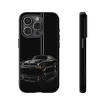 Nova SS Phone Case, Black 68 Muscle Car Silver Stripe Studio Cover