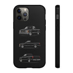 Black Silverado Classic Pickup Tough Phone Case for Chevy Truck Fans