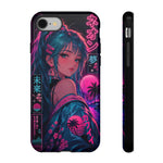 Vaporwave Kohat Pink Anime Girl Phone Case – Japanese Aesthetic
