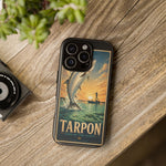 Tarpon Fishing Phone Case Saltwater Angler Tough Cover Gift
