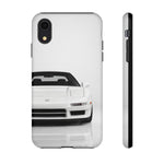 White NSX Phone Case, Retro 90s JDM Supercar Cover, Gift for Car Lovers