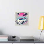 Countach Poster Retro 80s 90s Vaporwave Exotic Supercar Wall Art