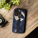 Geisha Parasol Moonlight Art Tough Phone Case