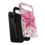 Pink Glitter Star Tough Case | Sparkle Phone Case
