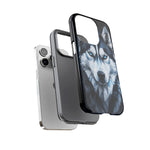 Siberian Husky Geometric Diamond Art Tough Phone Case