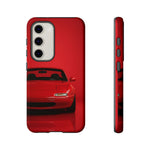 Red Miata Phone Case, NA MX5 90s JDM Roadster Tough Cover