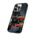 1966 GTO Orange Rainy City Tough Phone Case Cover Gift Art