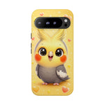 Cockatiel Kawaii Heart Crest Art Tough Phone Case