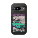 R32 Skyline GT-R Manga Style JDM Tough Phone Case Cover Gift
