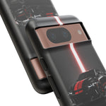 Camaro ZL1 Phone Case, Black Red Racing Stripe Studio Cover, Gift