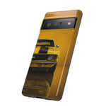 Classic Camaro SS Phone Case, Yellow 69 Muscle Car Cover, Gift for Guys