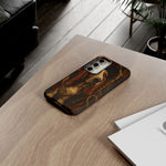 Basset Hound Phone Case Jazz Saxophone Tough Cover Gift Art