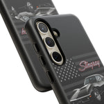 C3 Stingray Phone Case Black Sports Car Tough Cover Gift