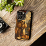 Poodle in Beret Phone Case | Vintage Paris Café Illustration