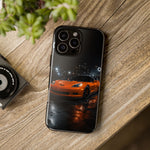 Orange C6 Neon Car Meet Tough Phone Case