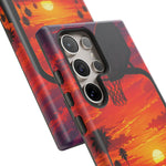 Basketball Court Sunset Phone Case | Tough Phone Case