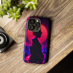 Neon Geisha Silhouette Phone Case | Tough Cover