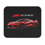 Red Corvette C8 Z06 Mouse Pad Supercar Design
