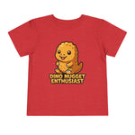 Dino Nugget Enthusiast Funny Toddler Boys Girls T-Shirt Kid Gift