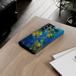 Mahi Mahi School Phone Case, Dorado Fish Frenzy Cover for Anglers
