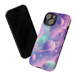 Pastel Galaxy Planet Vaporwave Art Tough Phone Case