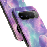 Pastel Galaxy Planet Vaporwave Art Tough Phone Case