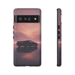 C8 Corvette Silhouette Pastel Horizon Case