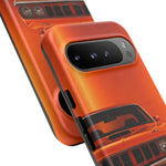 Orange Cuda Phone Case, 71 Classic Muscle Car Tough Cover