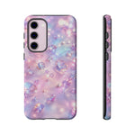 Rhinestone Sparkle Phone Case, Pastel Gradient Cover