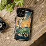 Tarpon Fishing Phone Case Saltwater Angler Tough Cover Gift