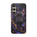 French Bulldog Galaxy Marble Art Tough Phone Case