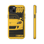 S2000 Spa Yellow Retro 90s JDM Car Tough Phone Case