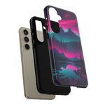 2 Rounds Canada Retina Artwork Vaporwave Phone Case – Landscape Aesthetic