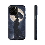Geisha Parasol Moonlight Art Tough Phone Case