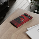 Red Mustang Art Phone Case, GT500 American Muscle Car Tough Cover