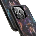 Cosmic Wolf Phone Case, Galaxy Nebula Portrait Tough Cover, Gift